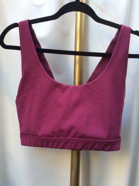 Lolë Smooth Stretch Adjustable Criss-Cross Back Sports Bra XL